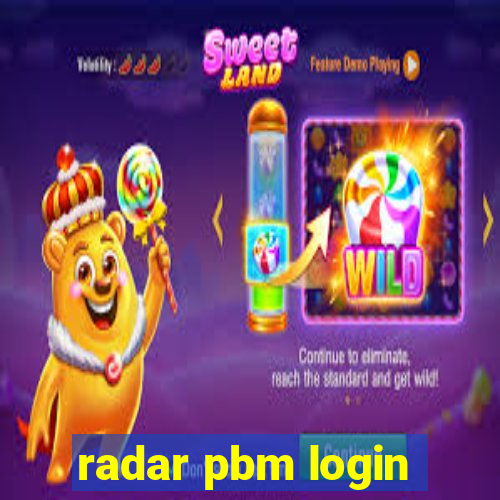 radar pbm login